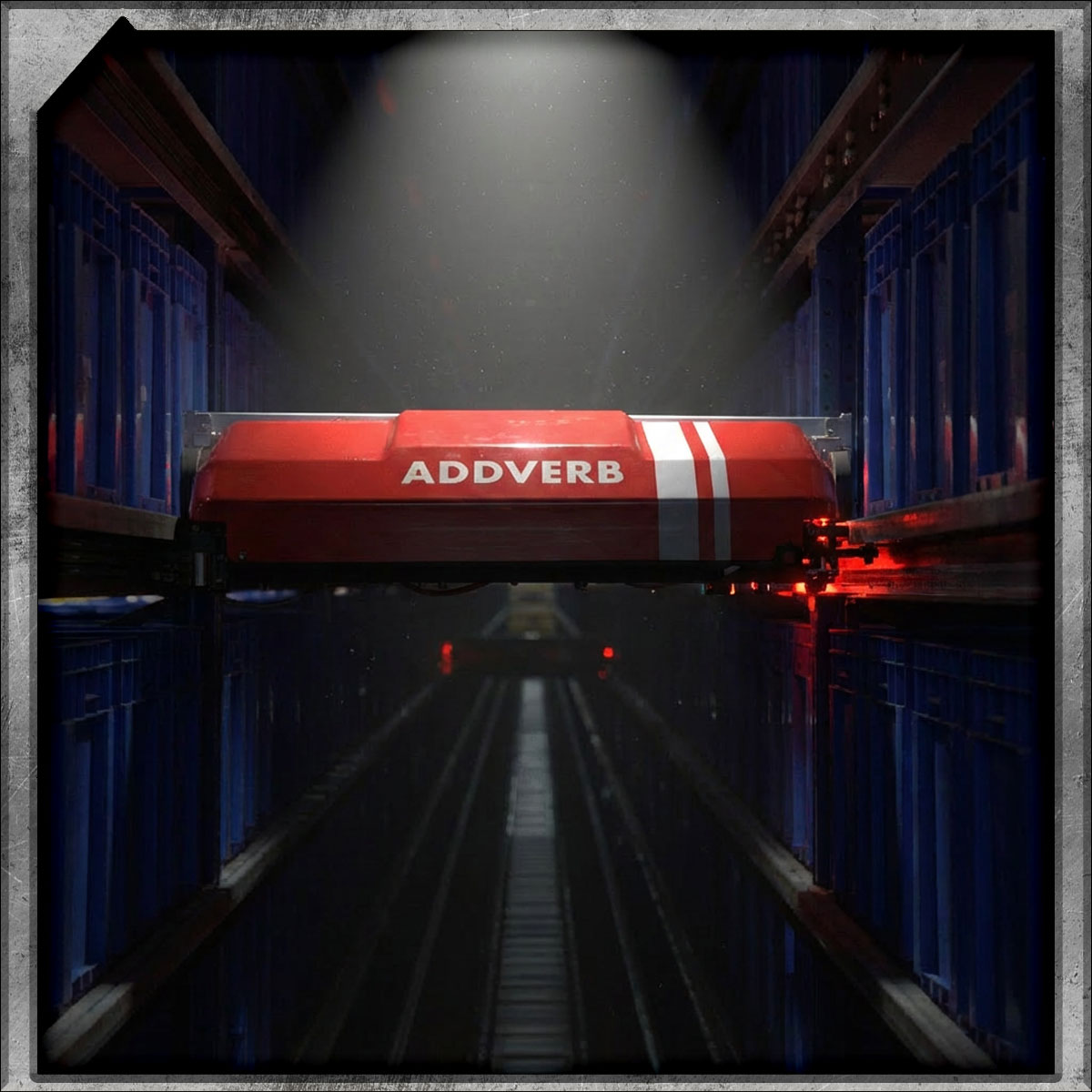 Shuttle technology operating within a warehouse storage aisle
